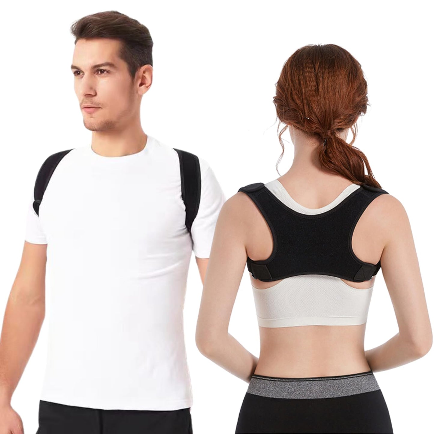 Posture Corrector for Women Adjustable Back Brace for Men Back Support Shoulder Brace Neck and Back Pain Relief Shoulder and Back Straightener Back Brace for Posture Upper Back Corrector