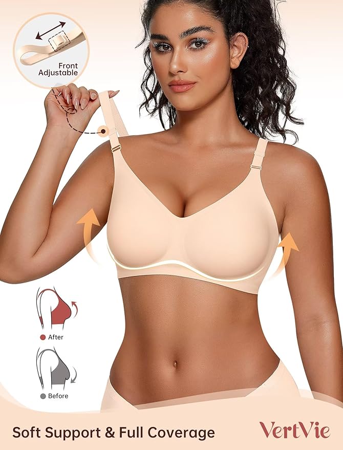 Plus Size Seamless Push-Up Bralette