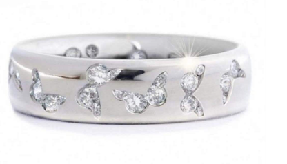 Butterfly Style Zircon Ring for Women's Fashion